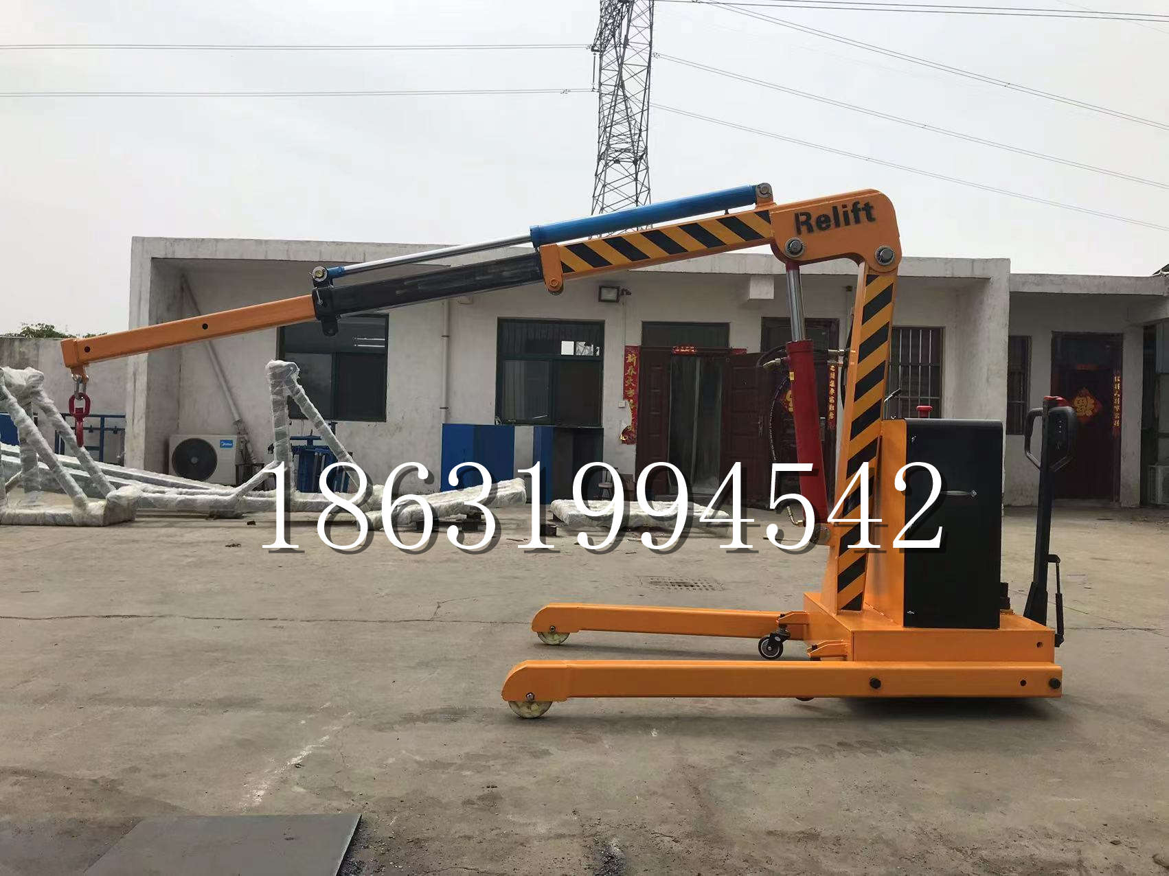 任县久征定做3吨三轮随车吊 农用园林绿化移树吊 平板工程用小吊机