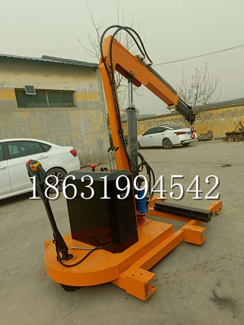 任县自卸车厢随车吊 自制轮式四不像起重机 四驱平板吊 5吨 贵盛